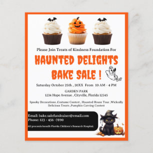Halloween-Backverkaufsaktion Flyer