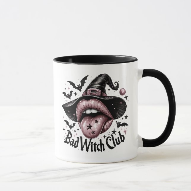 Halloween Bad Witch Club Adorable Tasse (Rechts)