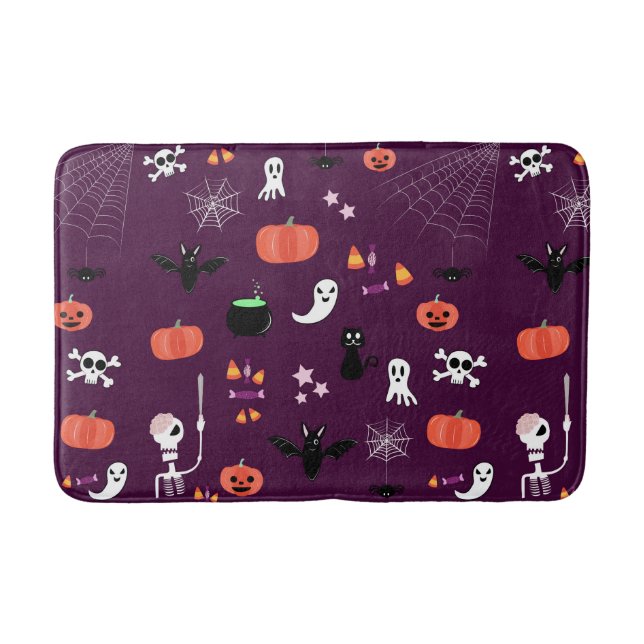 Halloween Badematte (Vorderseite)
