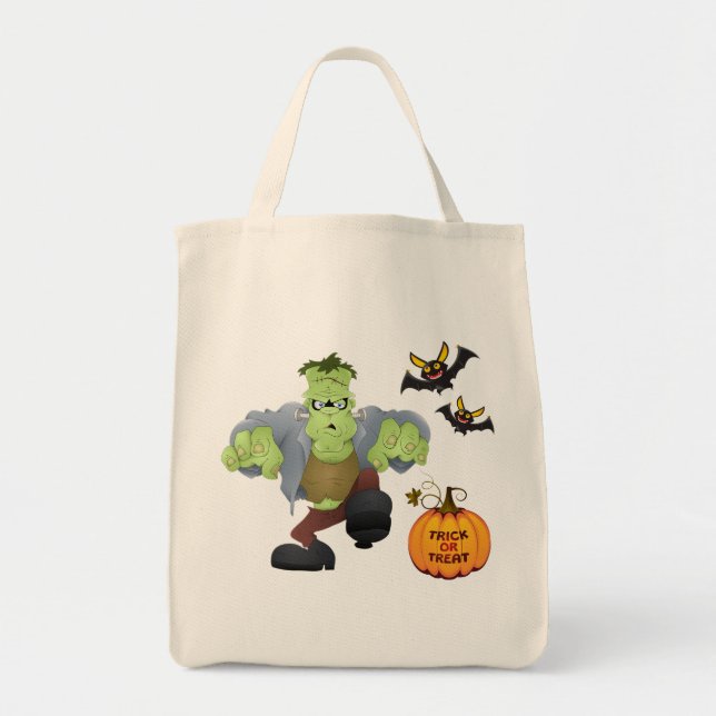 Halloween Bag-Frankenstein Tragetasche (Vorne)