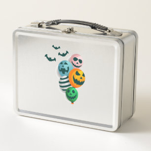 Halloween Balloons Metall Brotdose