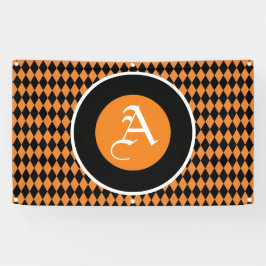 HALLOWEEN BANNER MIT MONOGRAM