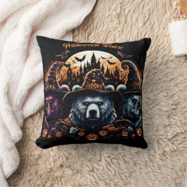 Halloween-Bären in lustigen Kostümen Kissen