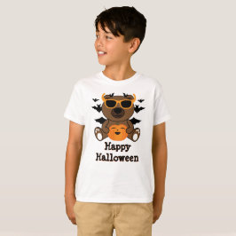 Halloween Bärenkürbis Cool niedlich Personalize T-Shirt