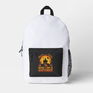 Halloween Barkeeper Spukhaus Hexe Kürbis De Bedruckter Rucksack