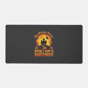 Halloween Barkeeper Spukhaus Hexe Kürbis De Schreibtischunterlage