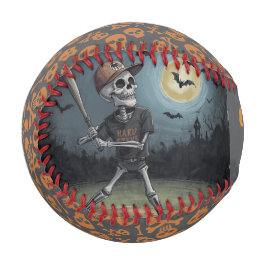 Halloween-Baseball, Skelett, Grabball-Liga Baseball