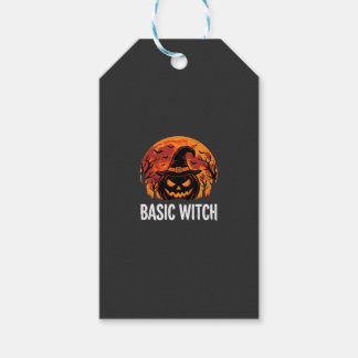 Halloween Basic Hexen-Kürbis-Mond-Grafik Geschenkanhänger