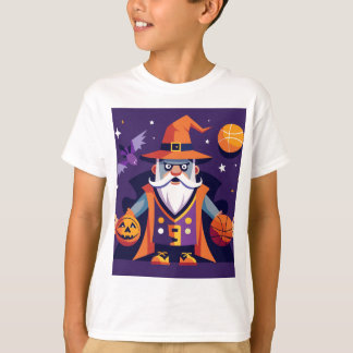 Halloween Basketball Wizard T-Shirt