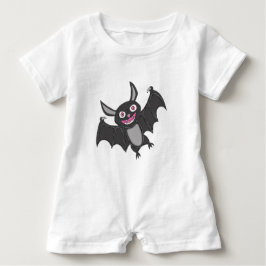 Halloween Bat Baby Strampler