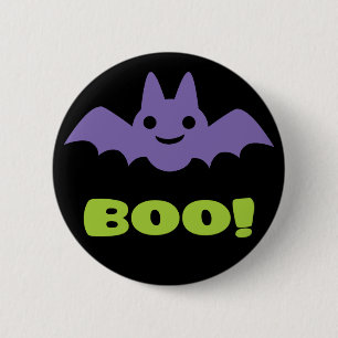 Halloween Bat Button
