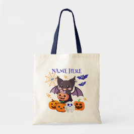 Halloween Bat Candy Tote Bag v2 Tragetasche