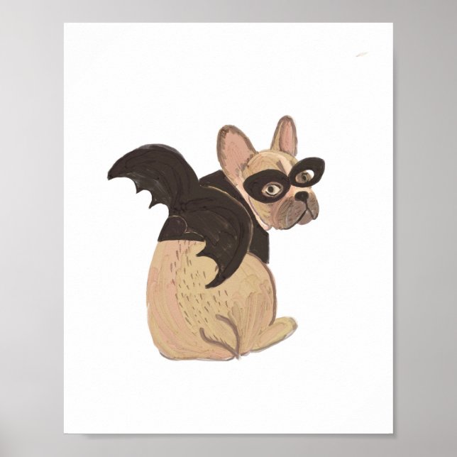 Halloween Bat Doster Poster (Vorne)