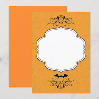 Halloween Bat Faire-part de mariage