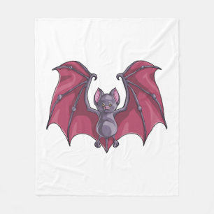 Halloween Bat Fleecedecke