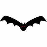 Halloween Bat Fotoskulptur<br><div class="desc">Anpassbare beängstigende mit Augen Halloween-Fledermaus. Dieses Design ist für eine Vielzahl von Produkten erhältlich. Das Hinzufügen von Text ist optional.</div>