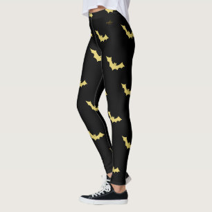 Halloween Bat Leggings design par le poète Adiela