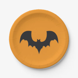 Halloween bat pappteller