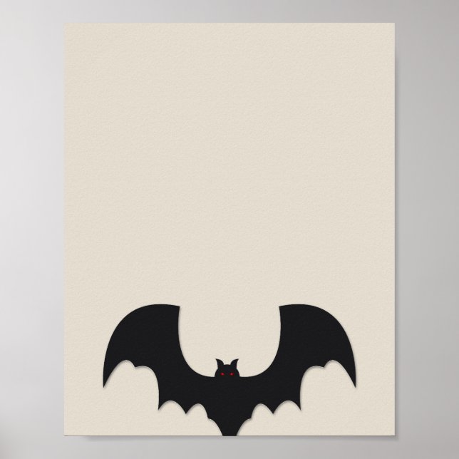 Halloween bat poster (Vorne)