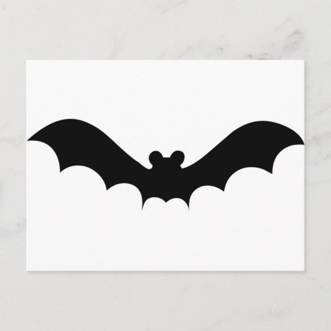 Halloween Bat Postkarte (Vorderseite)