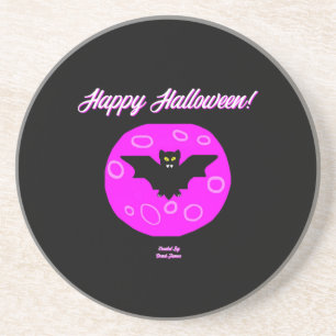 Halloween Bat Sandstone Untersetzer