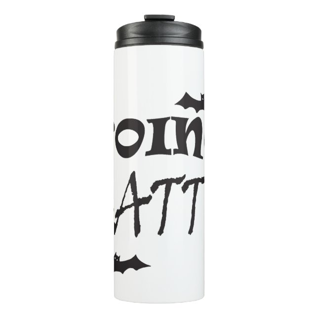 Halloween Bat Thermosbecher (Vorderseite)
