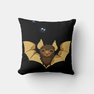 Halloween Bat Throw Kissen