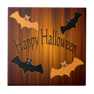 Halloween Bat Tile Fliese
