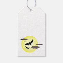 Halloween Bat und Vollmond-Geschenkmarke