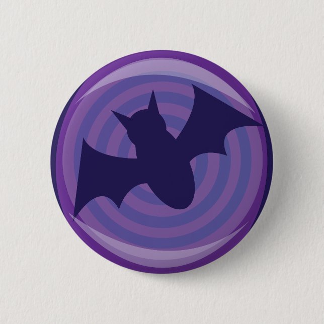 Halloween Bats Button (Vorderseite)