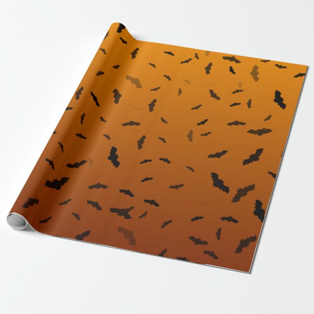 Halloween Bats Geschenkpapier (Ungerollt)
