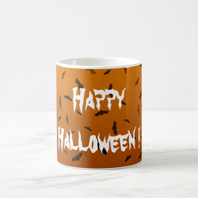 Halloween Bats Kaffeetasse (Mittel)