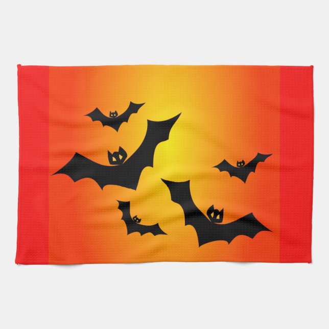 Halloween Bats Küchentücher (Horizontal)