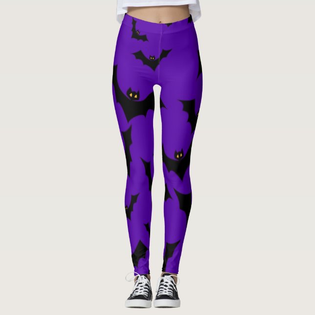 Halloween Bats Leggings (Vorderseite)