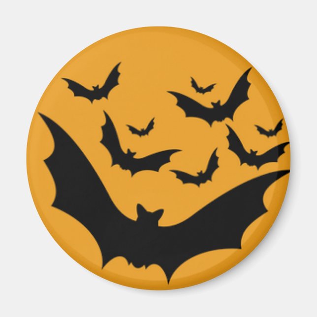 Halloween Bats Magnet (Vorne)