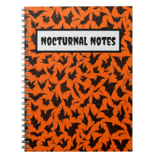 Halloween Bats Notizblock