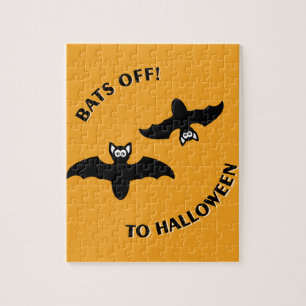Halloween Bats Orange