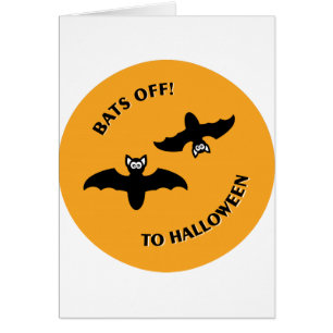 Halloween Bats Orange