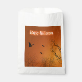 Halloween Bats und Bäume Geschenktütchen