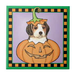 Halloween-Beagle Fliese