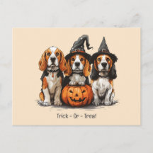 Halloween-Beagle-Hunde für Trick oder Treat