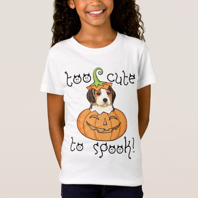 Halloween Beagle T - Shirt (Vorderseite)