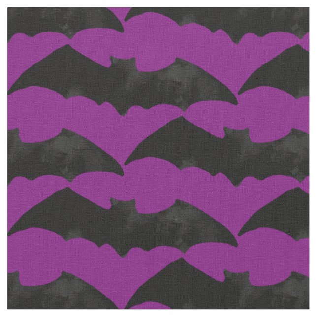 Halloween Beängstigend Bat Pattern Stoff (Nahaufnahme)