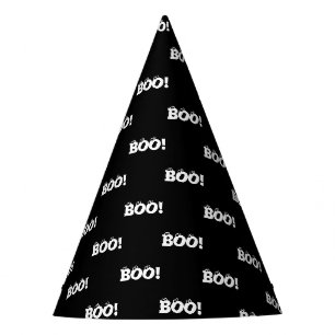 Halloween Beängstigend Boo! Augen Schwarz-weiß lus Partyhütchen