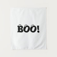 Halloween Beängstigend Boo! Augenbälle Schwarz-wei