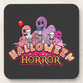 Halloween Beängstigend Clowns Horror Getränkeuntersetzer