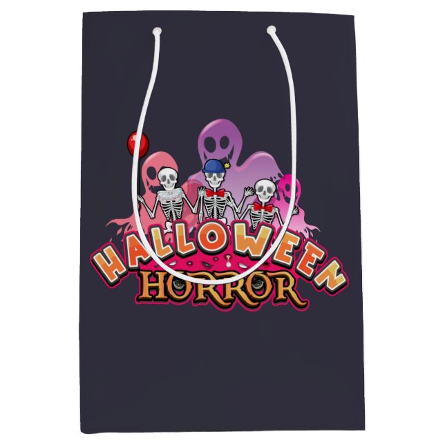Halloween Beängstigend Clowns Horror Mittlere Geschenktüte (Vorderseite)