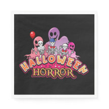 Halloween Beängstigend Clowns Horror Napkins
