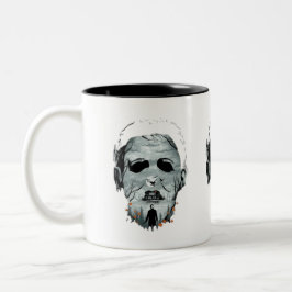 Halloween Beängstigend Design Zweifarbige Tasse