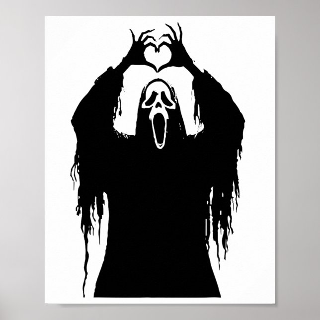Halloween Beängstigend Face Horror Poster (Vorne)